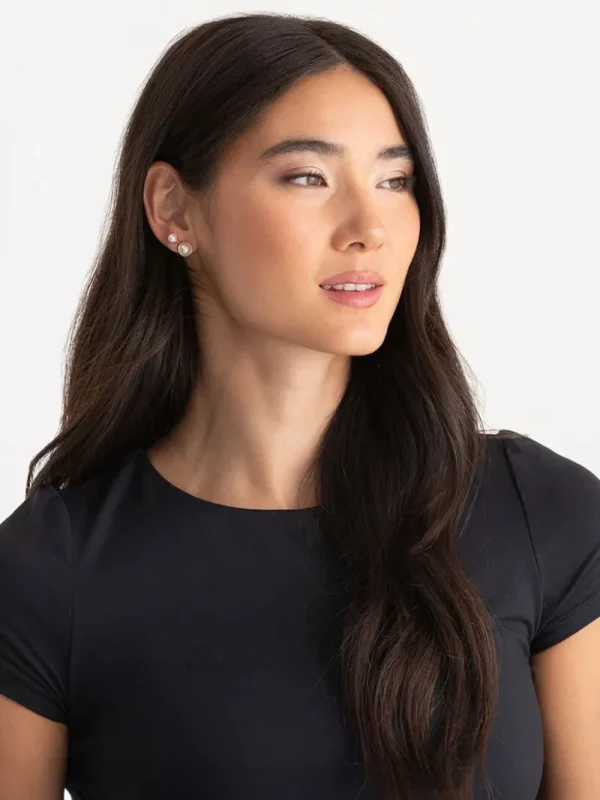 Ricki's Earrings*Pearl & Metal Earring Trio Set