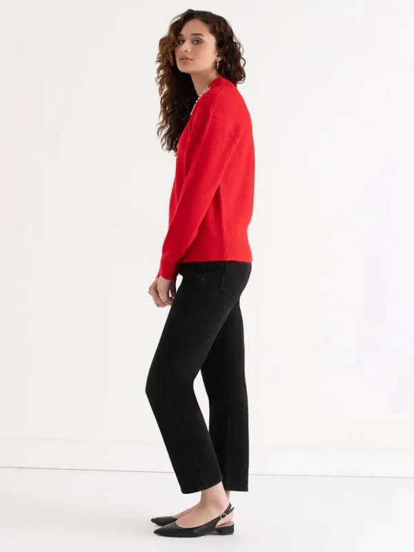 Ricki's Sweaters & Cardigans*Pearl Collar Pullover Sweater