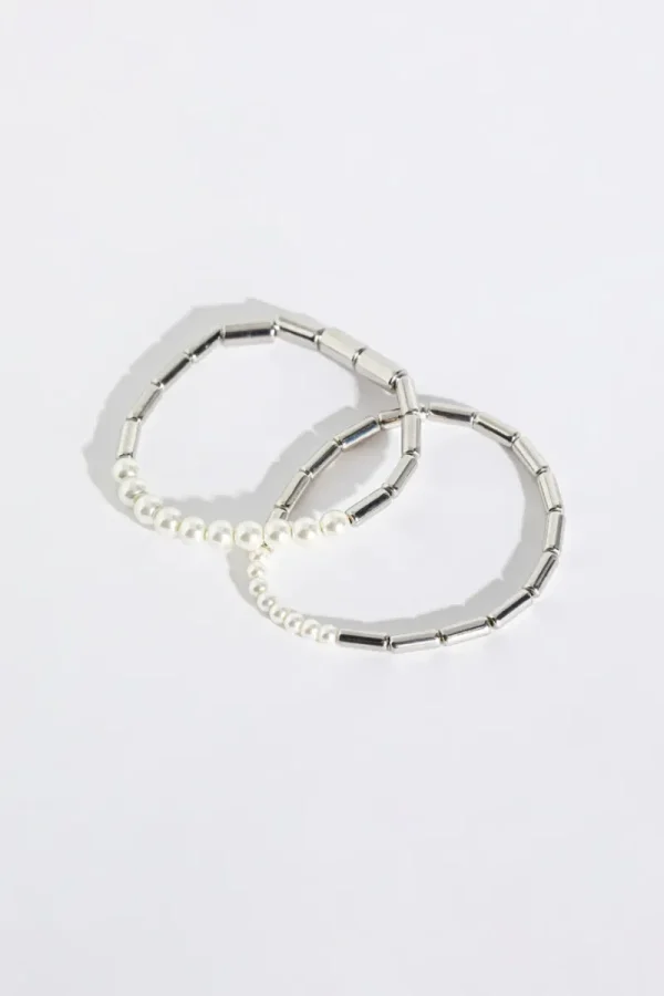 Ricki's Bracelets*Pearls and Tubes Bracelets Set