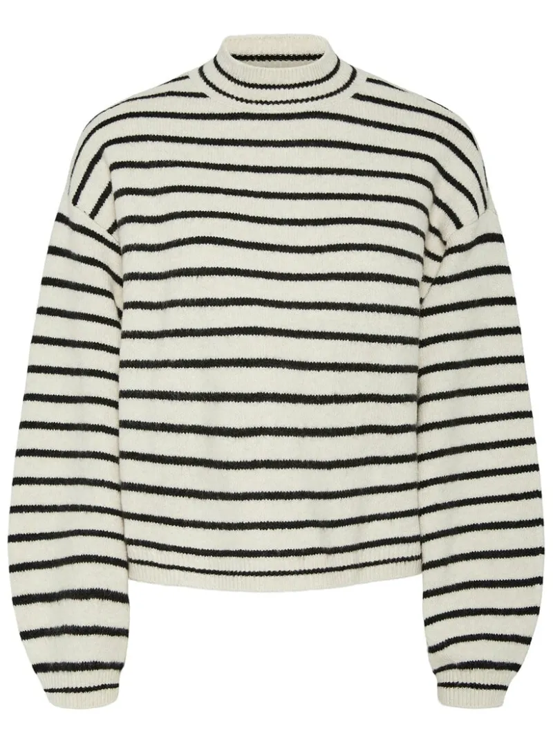 penna_high_neck_knit_swea_4.webp Ricki's Sweaters & Cardigans*Penna High Neck Knit Sweater | PIECES