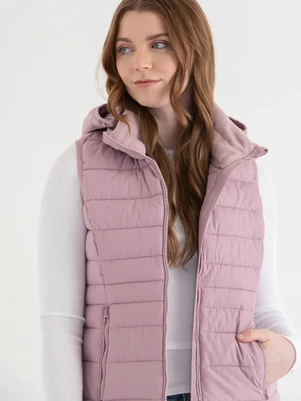 Ricki's Coats & Jackets*Peyton Packable Vest with Removable Hood