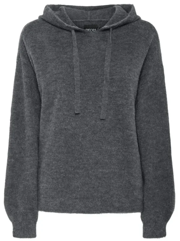 Ricki's Sweaters & Cardigans*Piko Long Sleeve Knit Hoodie | PIECES