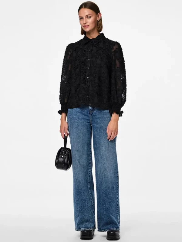 Ricki's Shirts & Blouses*Pina Collar Shirt | PIECES