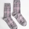 Ricki's Socks*Plaid Crew Socks
