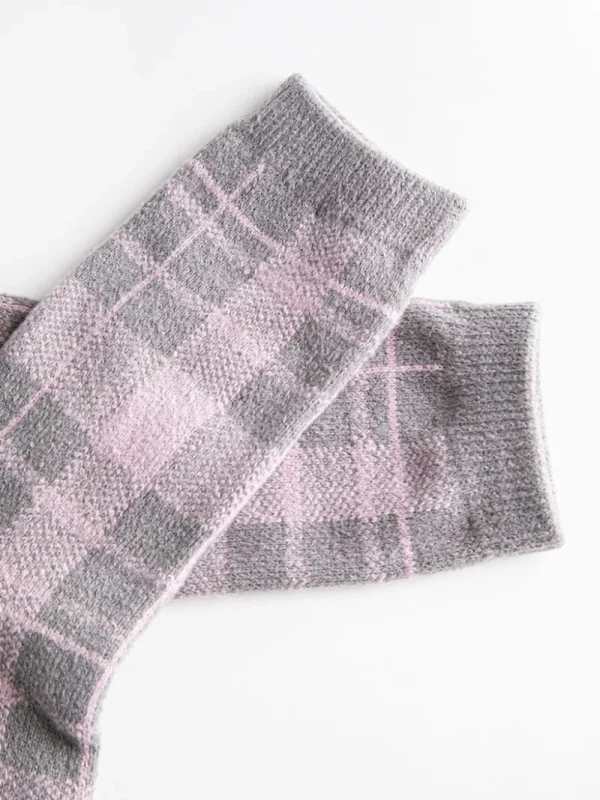 Ricki's Socks*Plaid Crew Socks