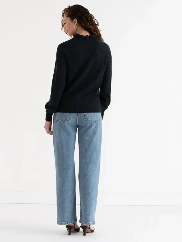 Ricki's Sweaters & Cardigans*Pointelle Ruffle Sweater