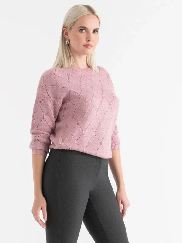 Ricki's Sweaters & Cardigans*Pointelle Shimmer Pullover Sweater