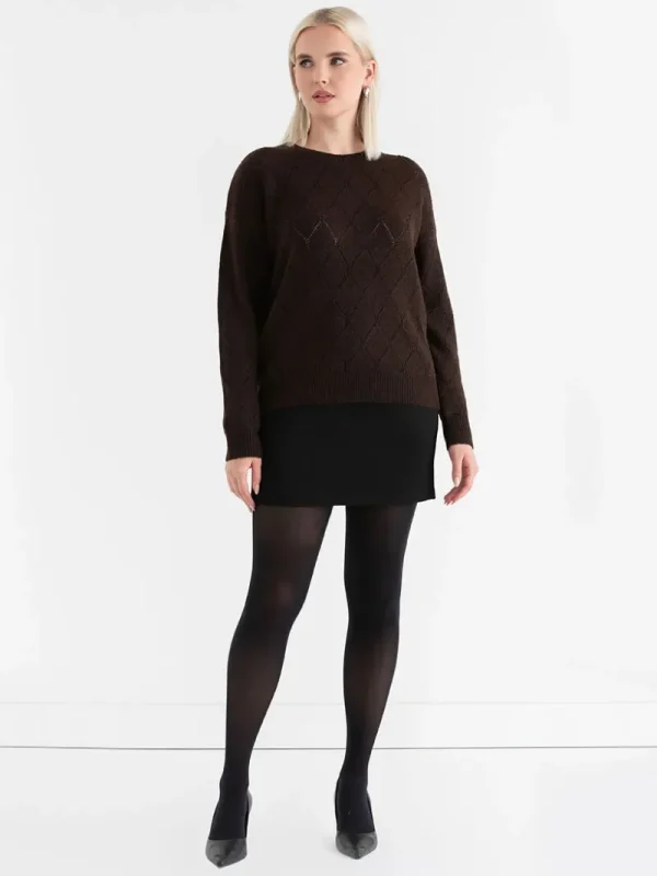 Ricki's Sweaters & Cardigans*Pointelle Shimmer Pullover Sweater