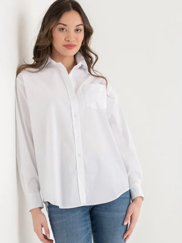 Ricki's Shirts & Blouses*Relaxed Button-Down Shirt