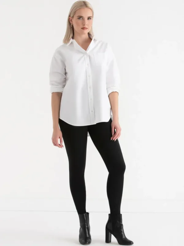Ricki's Shirts & Blouses*Relaxed Fit Cotton Oxford Shirt