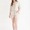 Ricki's Shirts & Blouses*Relaxed Fit Linen Button-Up Shirt