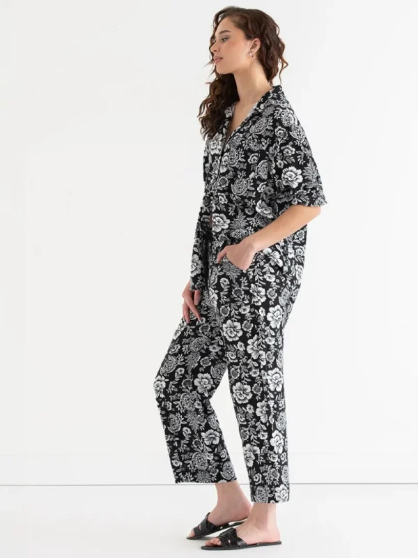 Ricki's Shirts & Blouses*Relaxed Fit Linen Button-Up Shirt