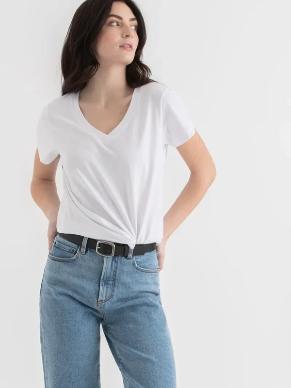 Ricki's Tees & Tanks*Relaxed V-Neck Tee