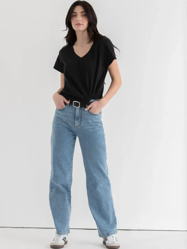 Ricki's Tees & Tanks*Relaxed V-Neck Tee