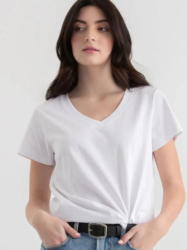 Ricki's Tees & Tanks*Relaxed V-Neck Tee