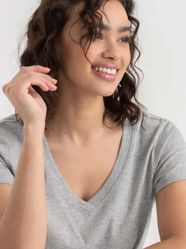 Ricki's Tees & Tanks*Relaxed V-Neck Tee