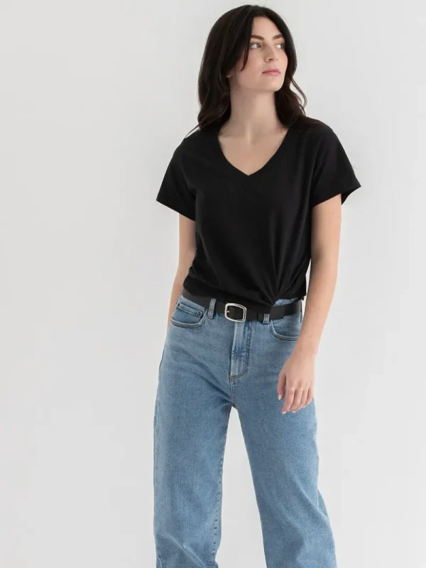 Ricki's Tees & Tanks*Relaxed V-Neck Tee