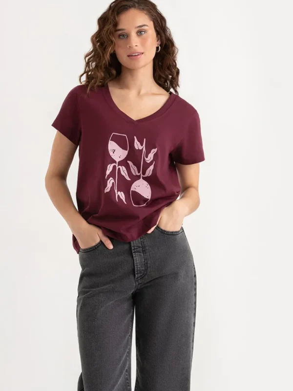 Ricki's Tees & Tanks*Relaxed V-Neck Tee