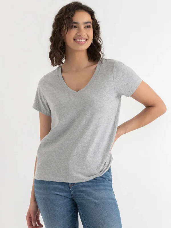 Ricki's Tees & Tanks*Relaxed V-Neck Tee