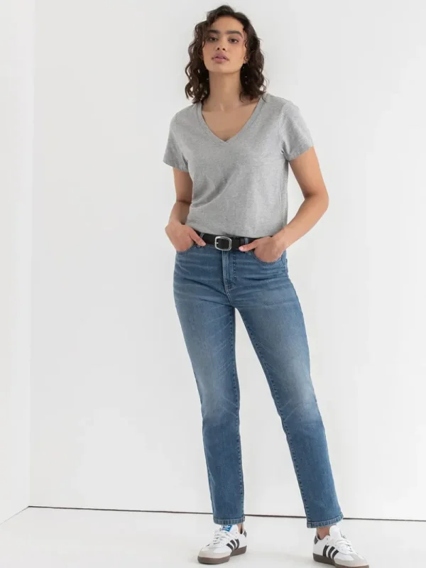 Ricki's Tees & Tanks*Relaxed V-Neck Tee