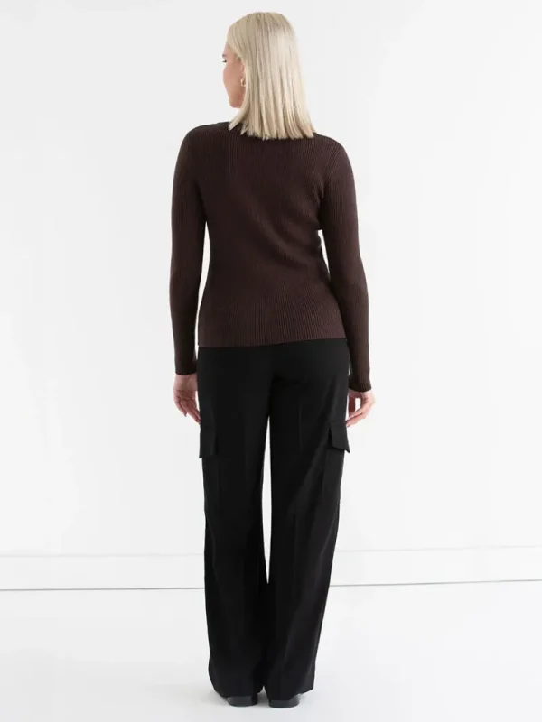 Ricki's Sweaters & Cardigans*Ribbed Boat Neck Sweater