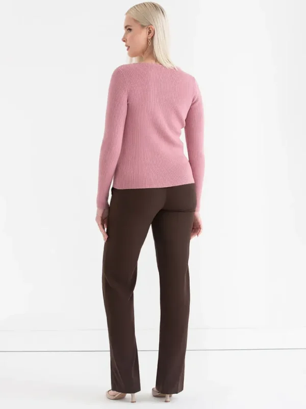 Ricki's Sweaters & Cardigans*Ribbed Boat Neck Sweater