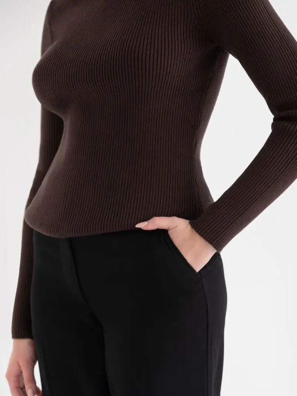 Ricki's Sweaters & Cardigans*Ribbed Boat Neck Sweater