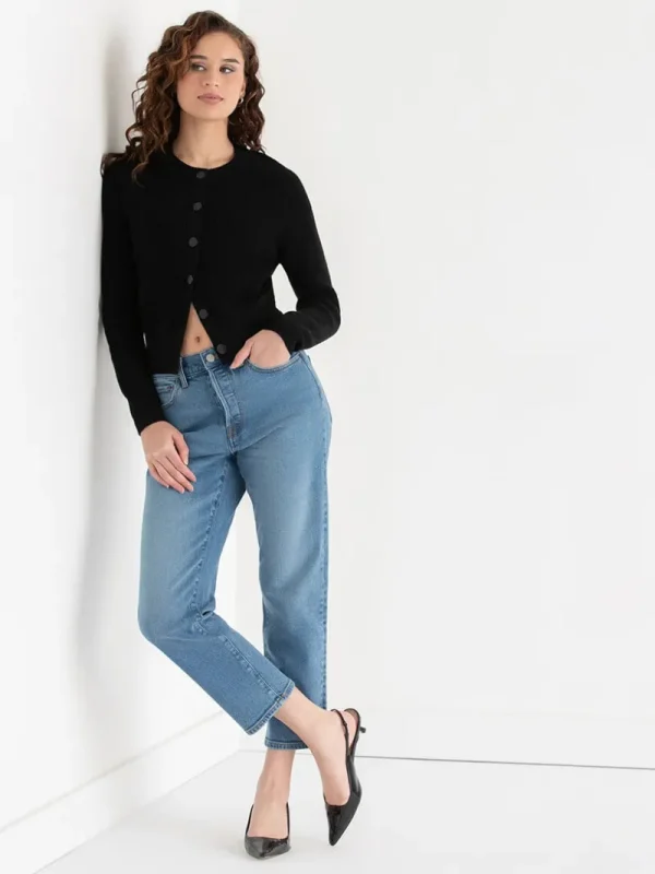 Ricki's Sweaters & Cardigans*Ribbed Button Front Cardigan