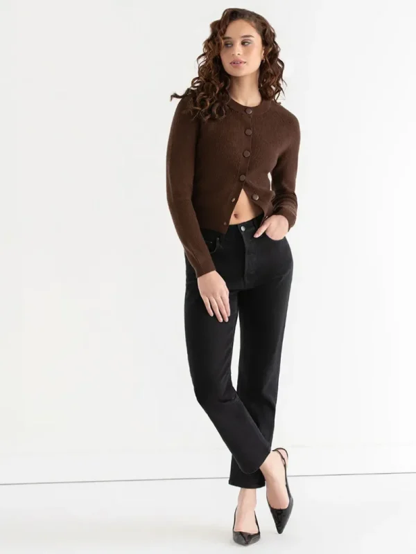 Ricki's Sweaters & Cardigans*Ribbed Button Front Cardigan