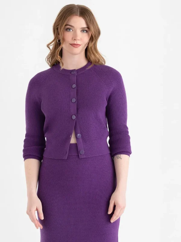 Ricki's Sweaters & Cardigans*Ribbed Button Front Cardigan