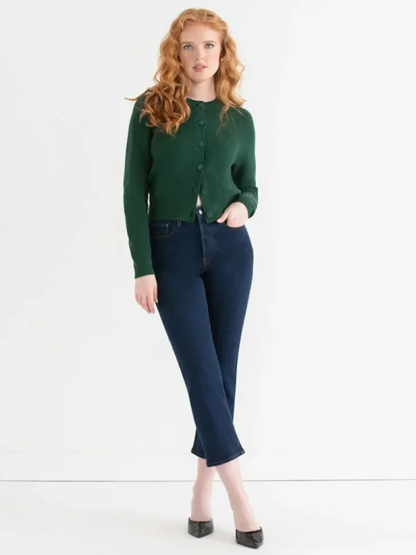 Ricki's Sweaters & Cardigans*Ribbed Button Front Cardigan