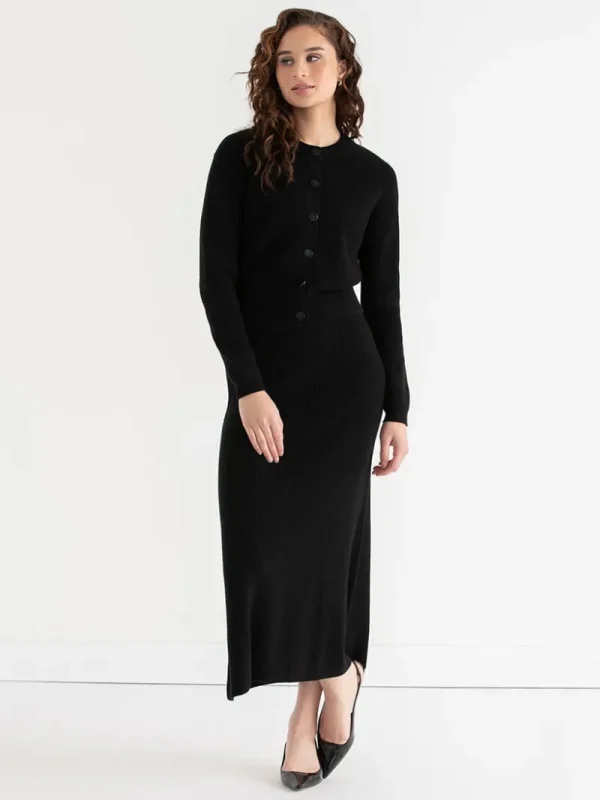 Ricki's Sweaters & Cardigans*Ribbed Button Front Cardigan