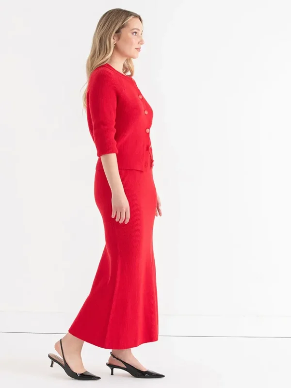 Ricki's Sweaters & Cardigans*Ribbed Button Front Cardigan