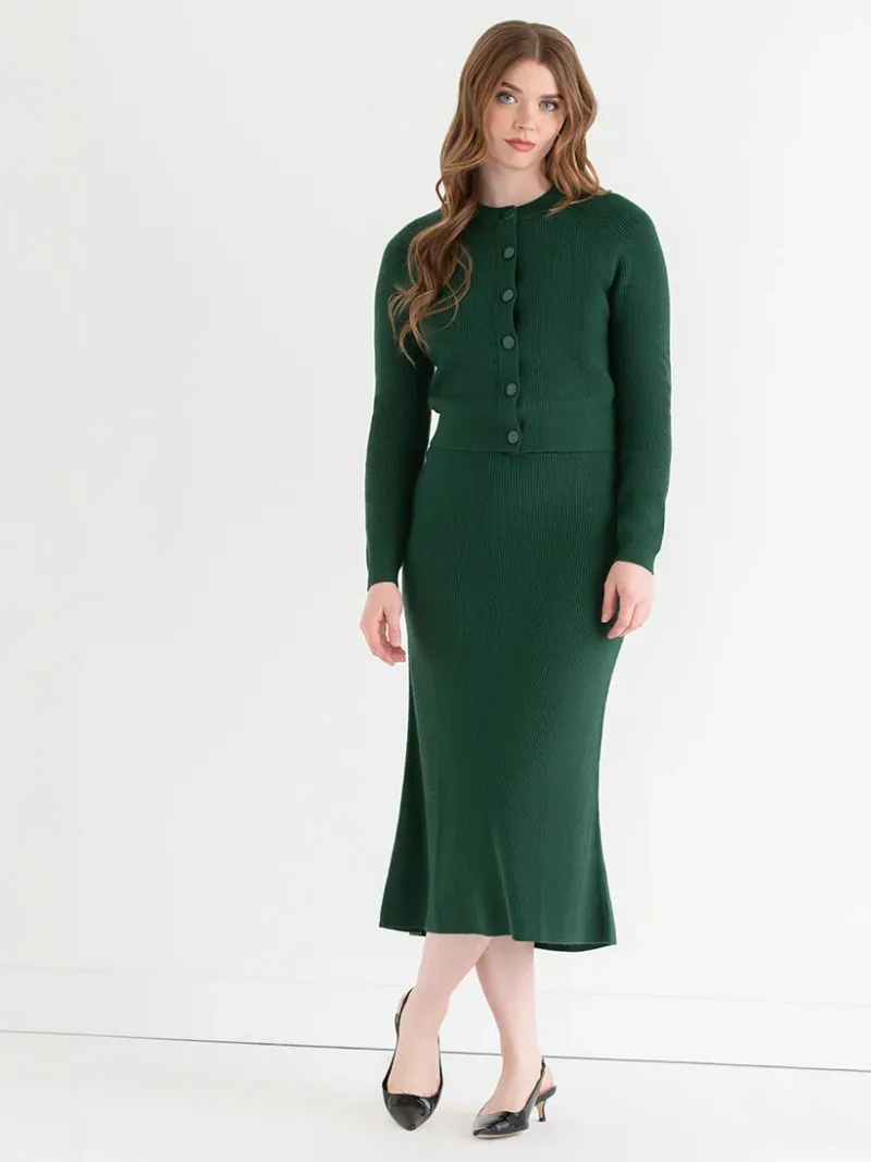 ribbed_button_front_cardi_4-5.webp Ricki's Sweaters & Cardigans*Ribbed Button Front Cardigan