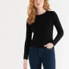 Ricki's Sweaters & Cardigans*Ribbed Crew Neck Pullover