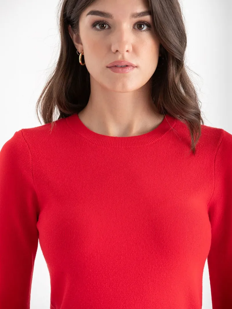 ribbed_crew_neck_pullover_1-4.webp Ricki's Sweaters & Cardigans*Ribbed Crew Neck Pullover