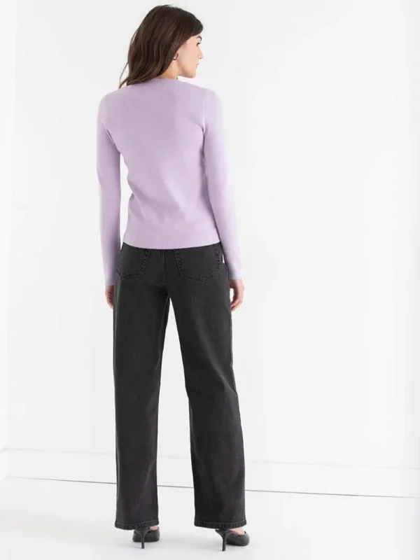 Ricki's Sweaters & Cardigans*Ribbed Crew Neck Pullover