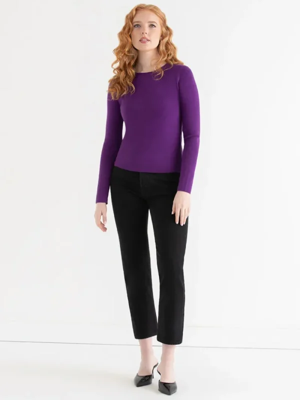 Ricki's Sweaters & Cardigans*Ribbed Crew Neck Pullover