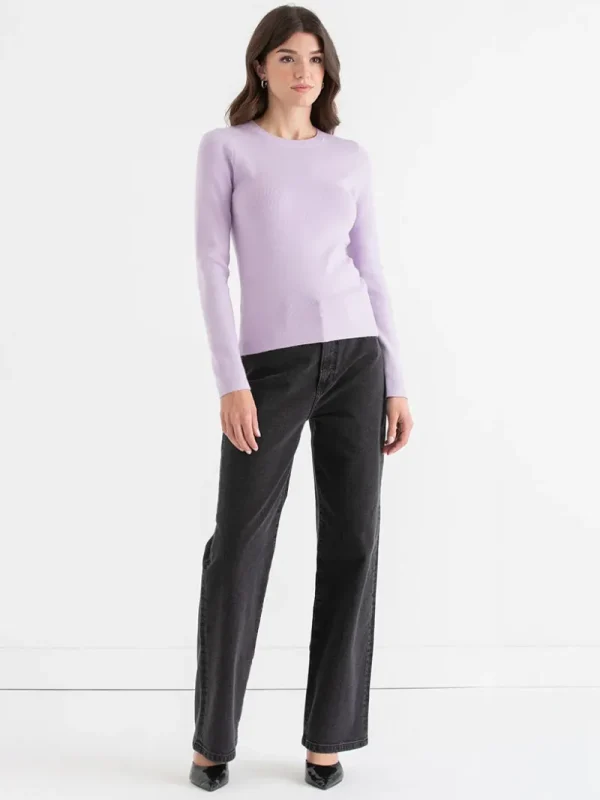 Ricki's Sweaters & Cardigans*Ribbed Crew Neck Pullover