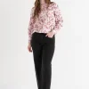 Ricki's Shirts & Blouses*Ruffle Neck Pinktuck Blouse