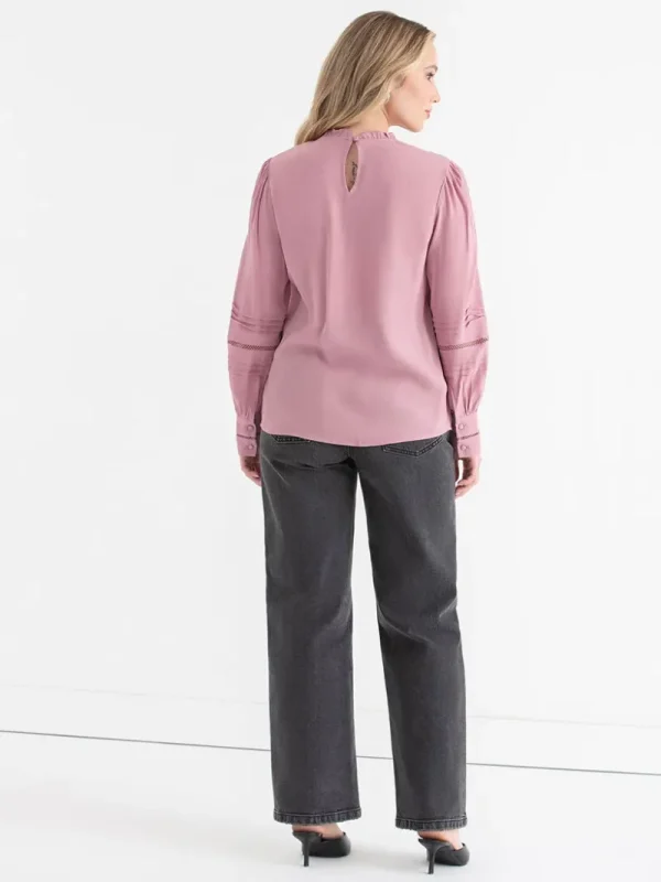 Ricki's Shirts & Blouses*Ruffle Pintuck Blouse