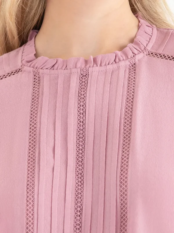 Ricki's Shirts & Blouses*Ruffle Pintuck Blouse