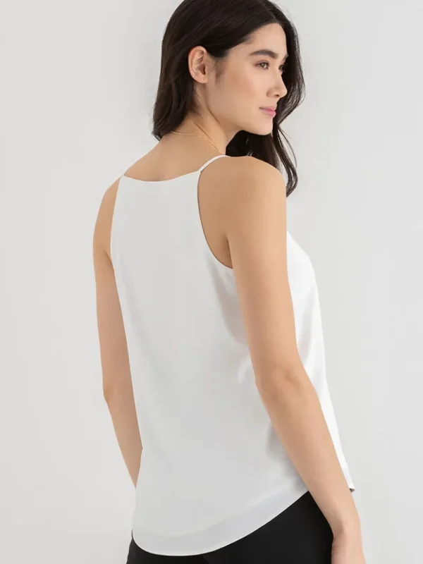 Ricki's Tees & Tanks*Sadie Strappy V-Neck Tank with Button