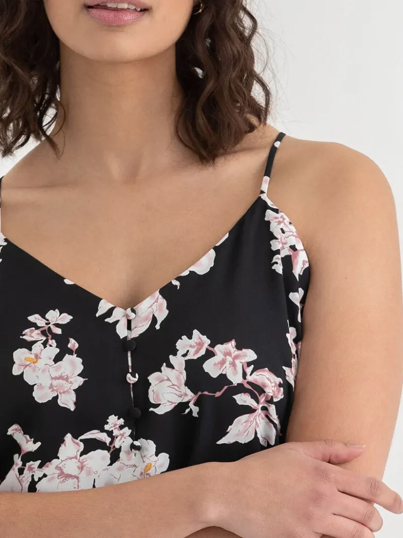 sadie_strappy_vneck_tank__5-2.webp Ricki's Tees & Tanks*Sadie Strappy V-Neck Tank with Button