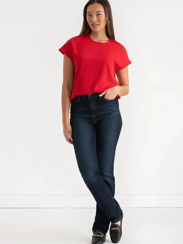 Ricki's Shirts & Blouses*Scoop Cap Sleeve Top