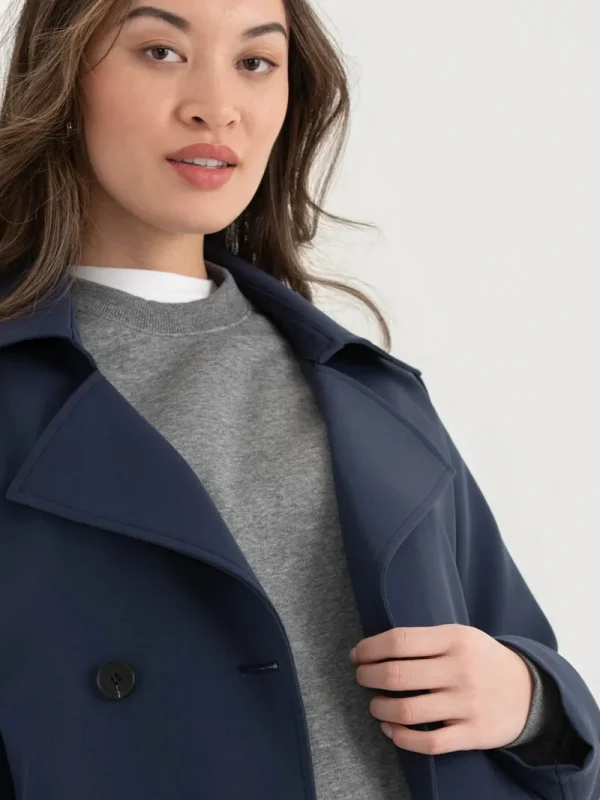 Ricki's Coats & Jackets*Short Double Breasted Trench Coat | Point Zero