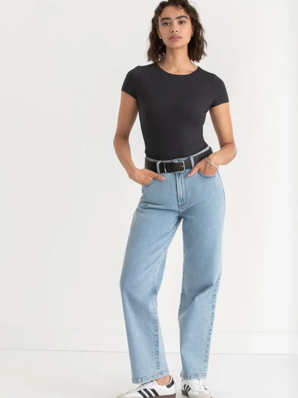 Ricki's Tees & Tanks*Short Sleeve Crewneck Bodysuit