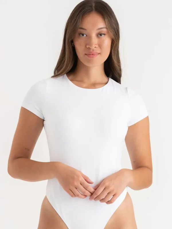 Ricki's Tees & Tanks*Short Sleeve Crewneck Bodysuit