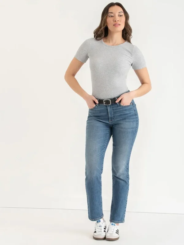 Ricki's Shirts & Blouses*Short Sleeve Ribbed Crew Neck Top