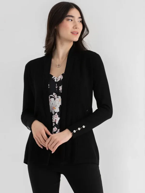 Ricki's Sweaters & Cardigans*Side Tab Button Cardigan